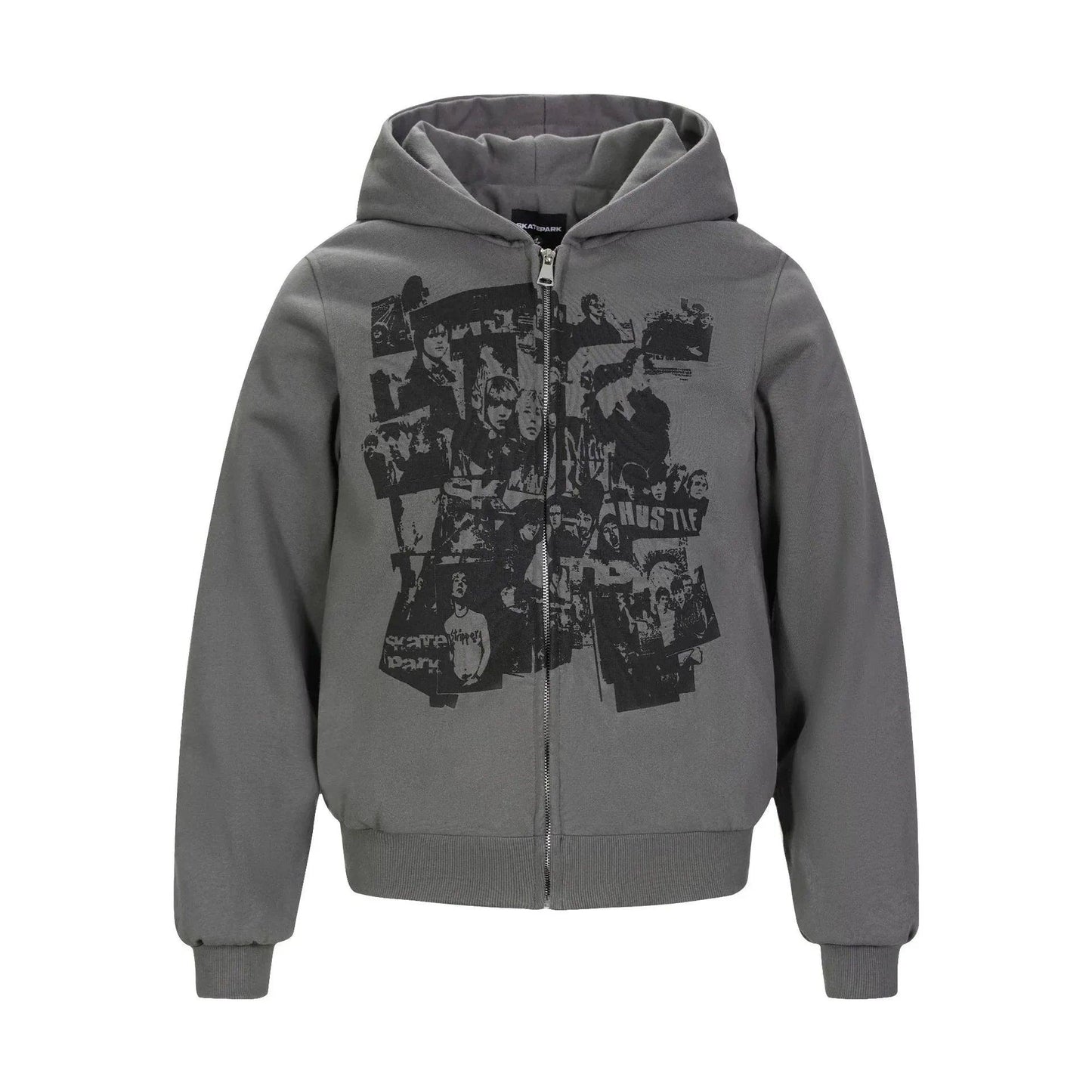 Zipper hoodie for men and women | MuddyStock Originals Dark Gray