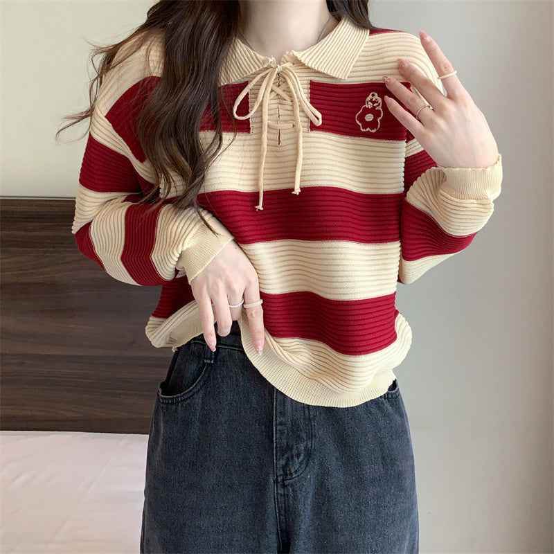 Autumn New Fashion Striped Clothes Women MuddyStock