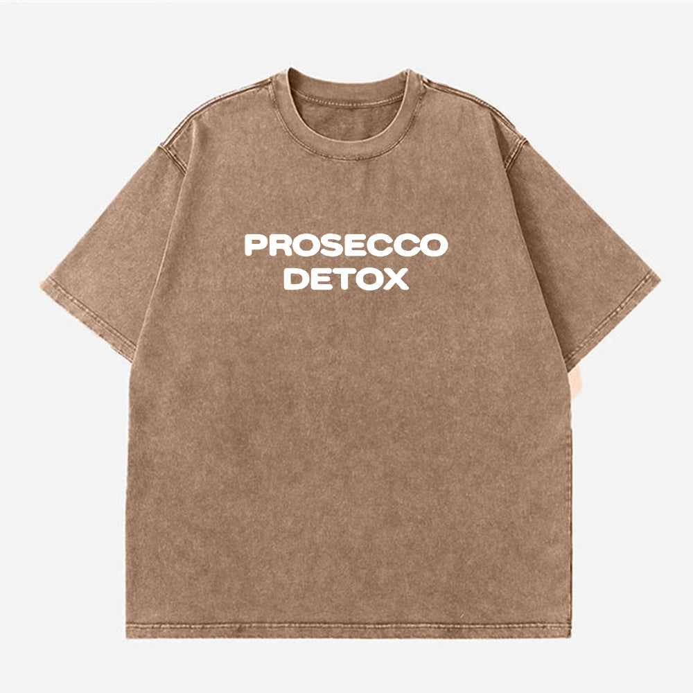 Style Letter Print Short Sleeve T-Shirt For Men And Women | MuddyStock Originals Brown + White Text MuddyStock