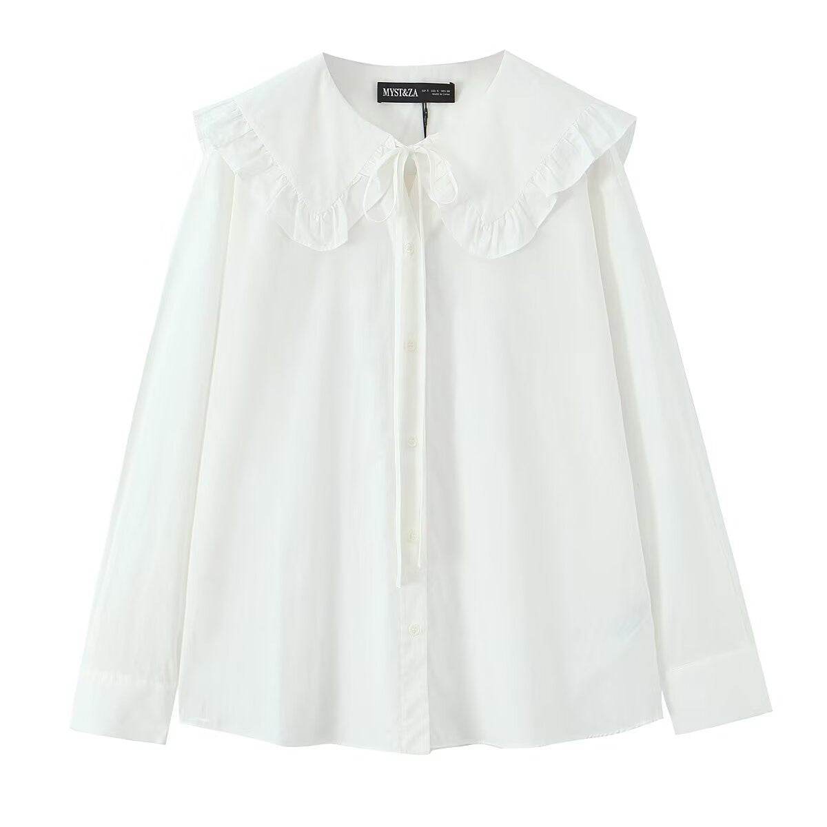 Bow tie top for women | MuddyStock Originals white eprolo