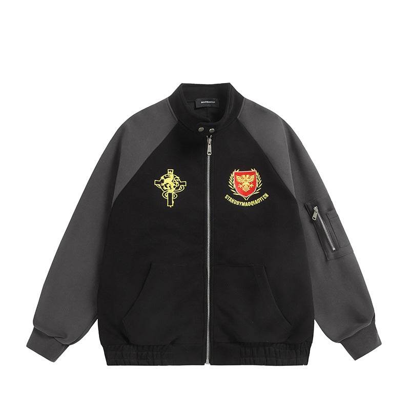 Baseball Jacket for Men and Women | MuddyStock Originals Black MuddyStock