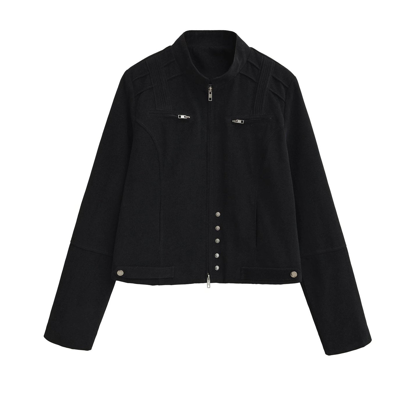 Zipper jacket for women | MuddyStock Originals Black MuddyStock
