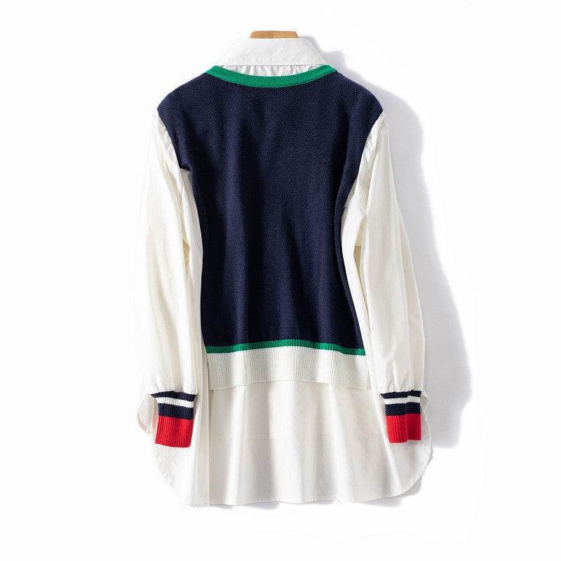 Casual Fake Two Piece Design Women's Shirt | MuddyStock Originals MuddyStock