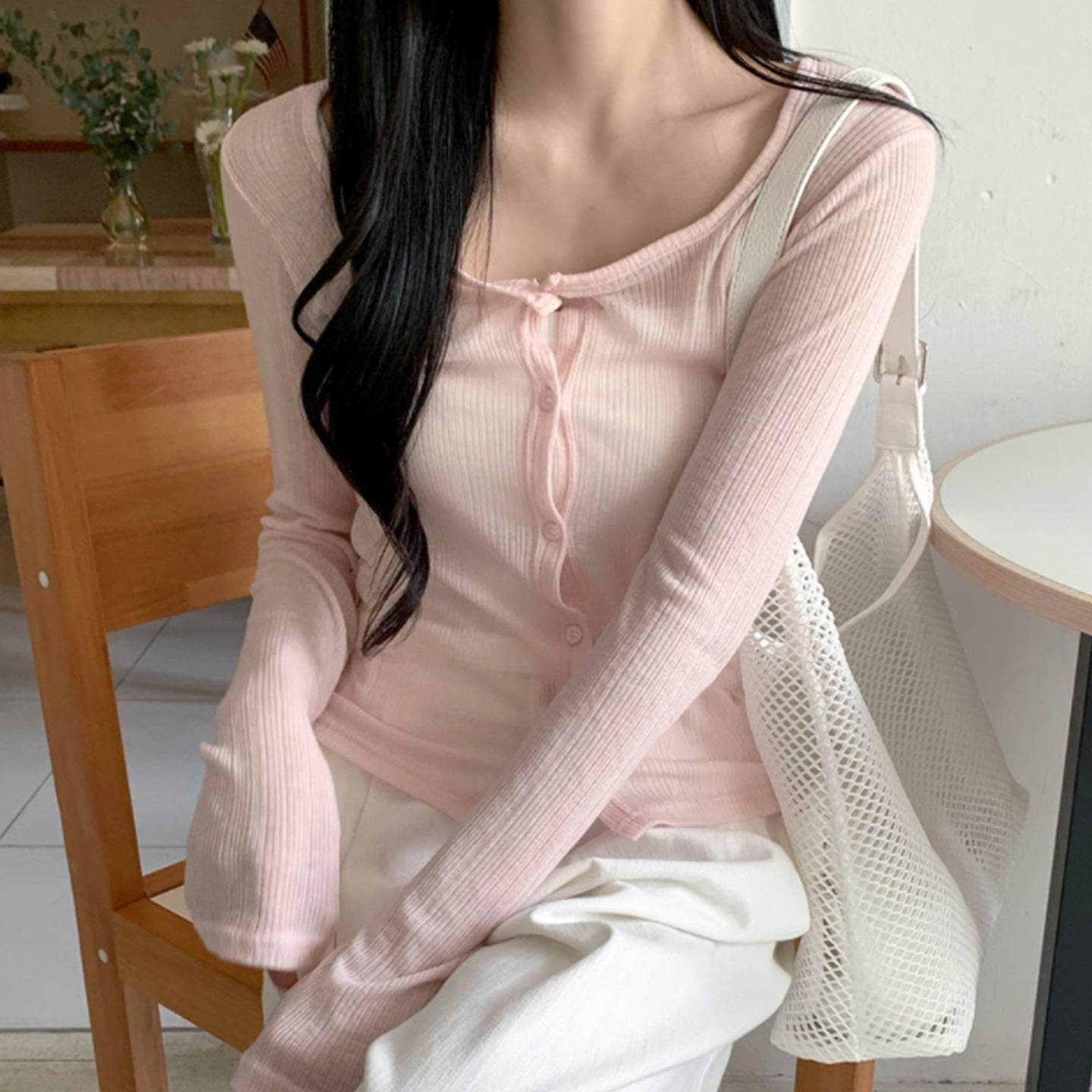 Long sleeved knitted top for women | MuddyStock Originals MuddyStock