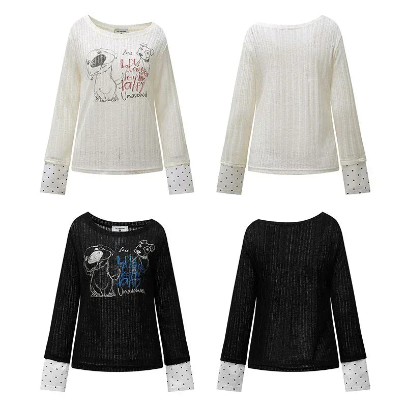 Print Long Sleeve Top for Women | MuddyStock Originals eprolo