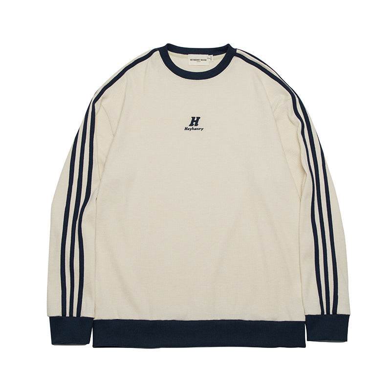 Fashion Waffle Loose-fitting Casual T-shirt For Women Apricot MuddyStock