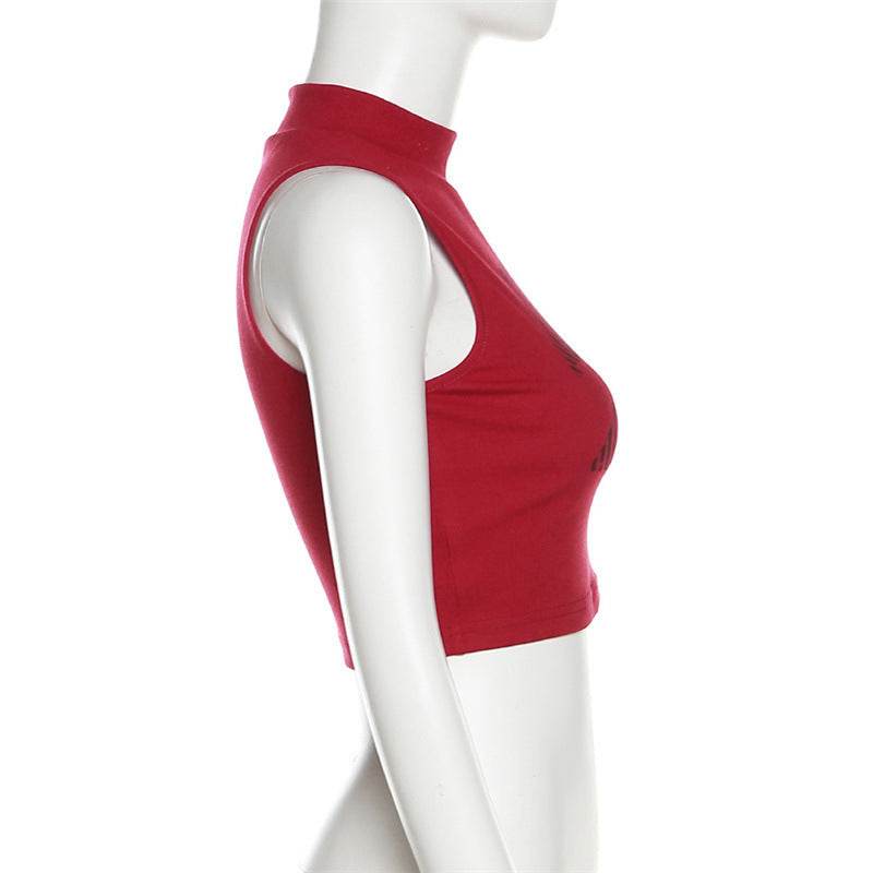 Printed Cropped Tank Top For Women MuddyStock