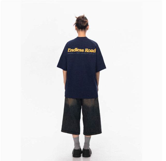 Women's Printed Cotton Short-sleeved T-shirt MuddyStock