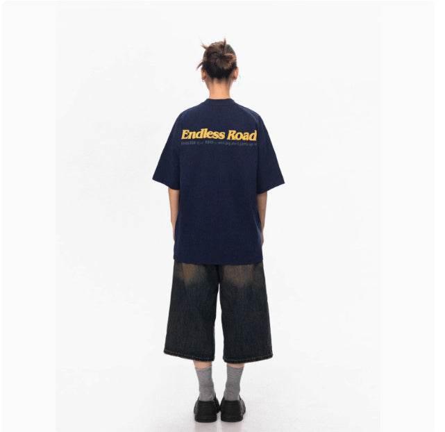 Women's Printed Cotton Short-sleeved T-shirt