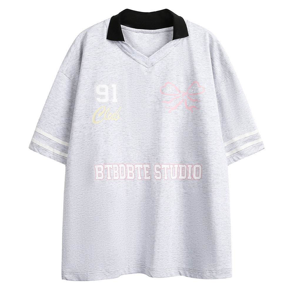Men's Fashion Casual Short Sleeve T-shirt Top Gray MuddyStock