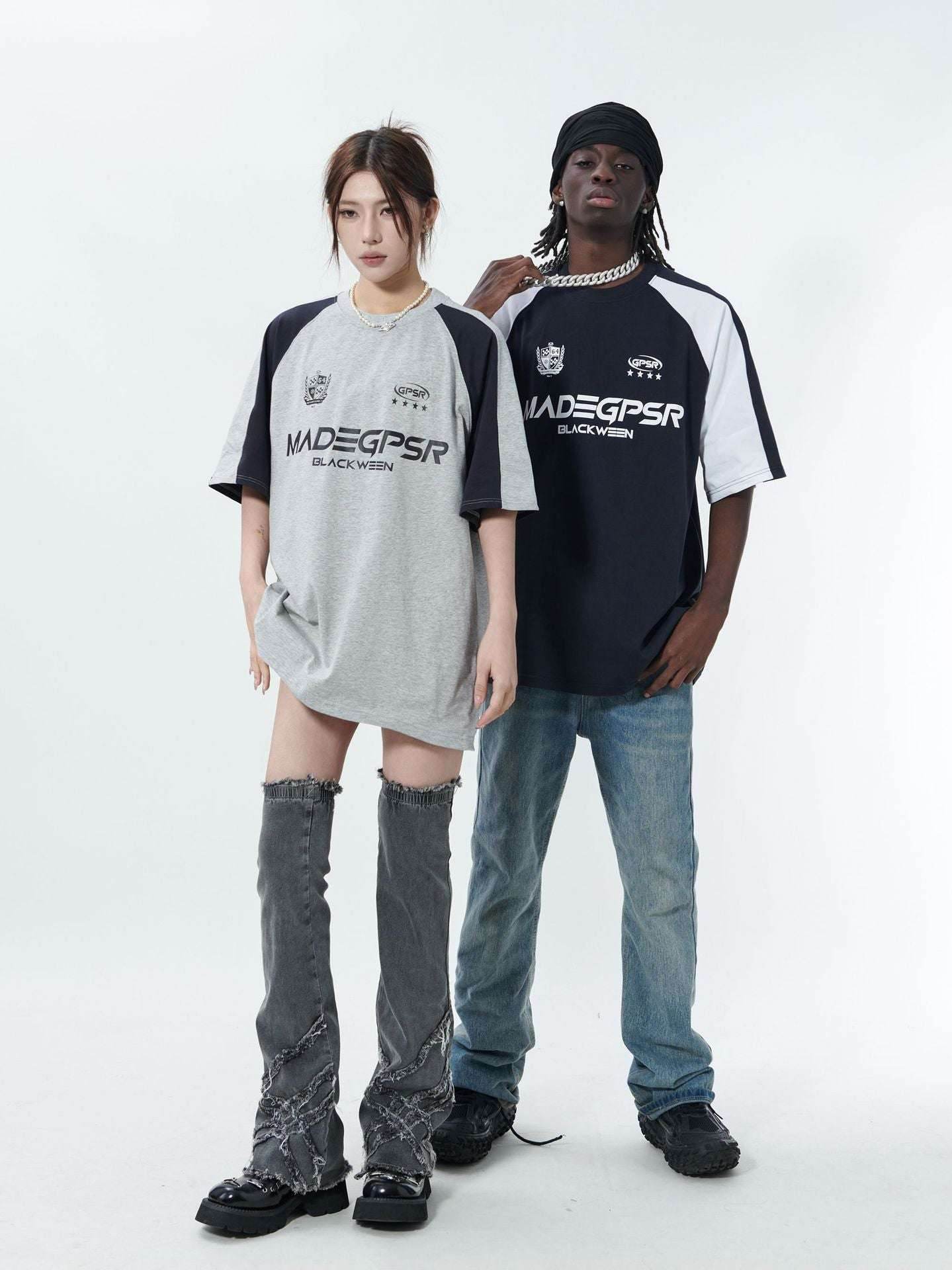 New Real Shot American Street Fashion Short Sleeve T-shirt For Men And Women MuddyStock