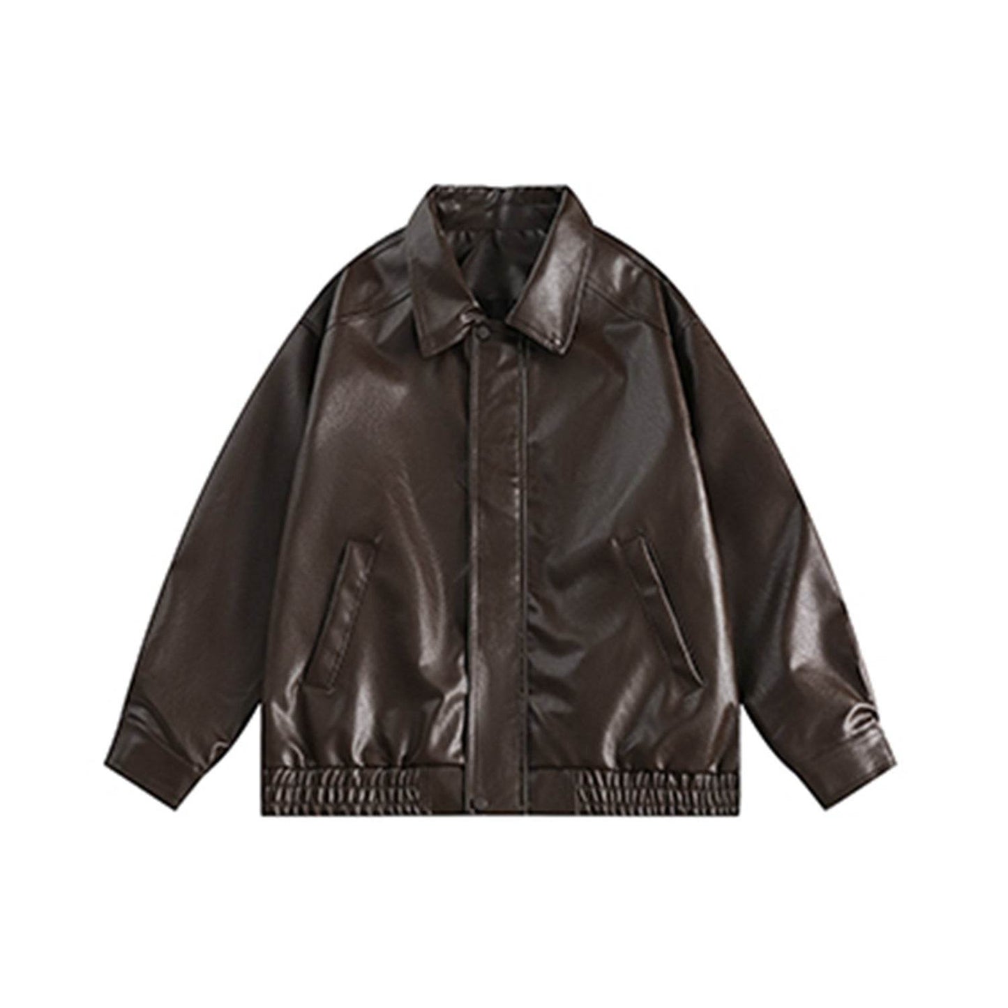 Retro Casual Fashion Drop Shoulder Lapel Jacket For Women MuddyStock