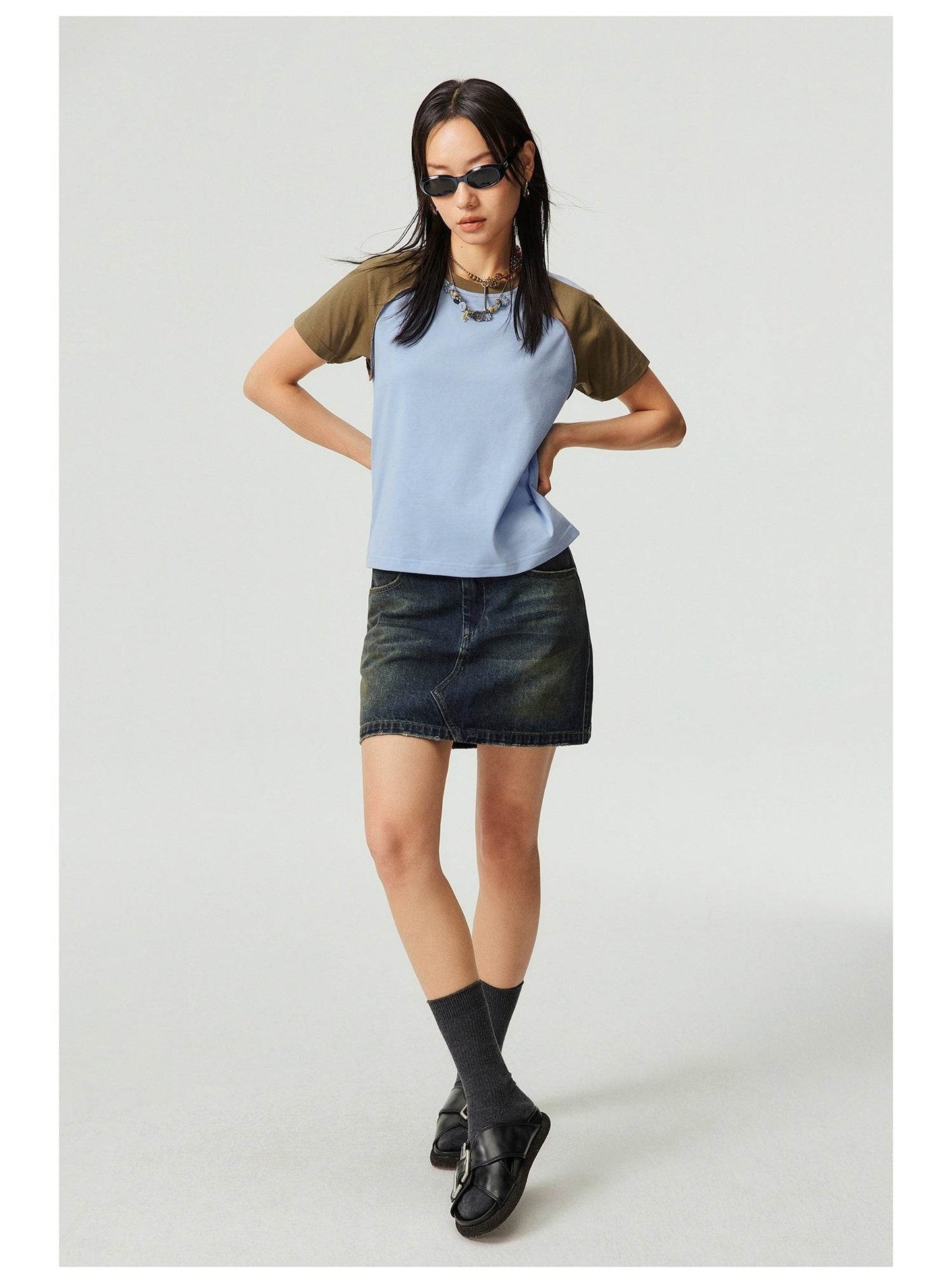 Heavy Round Neck Cultural T-shirt Advertising Shirt MuddyStock
