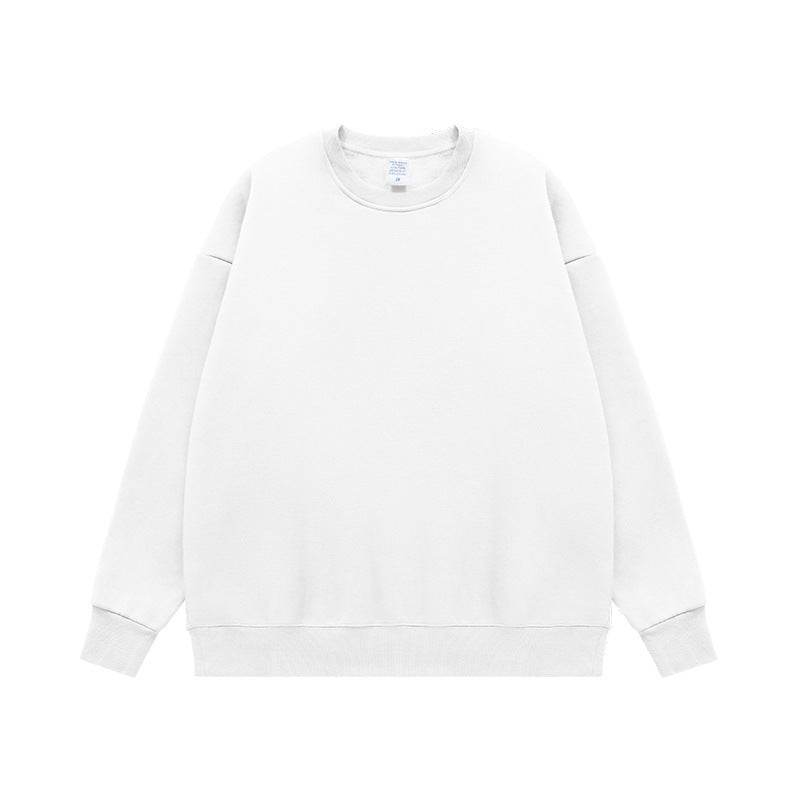 Fleece-lined Loose Rainbow Round Neck Sweater MuddyStock