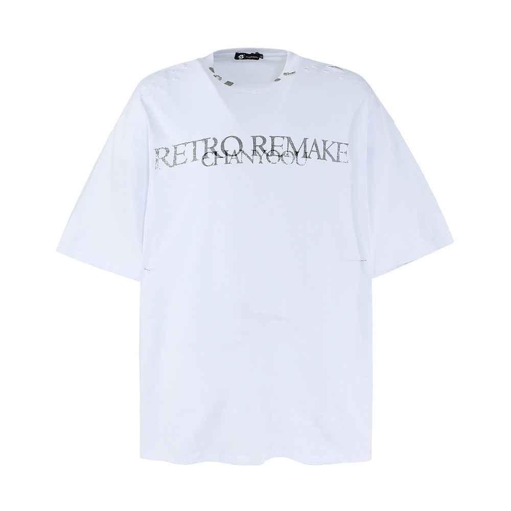 Punk Old Dirty Short-sleeved T-shirt For Men White null