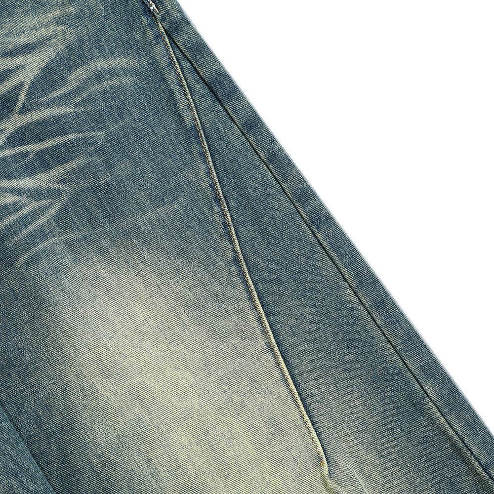 Washed Denim Loose Jeans For Men MuddyStock