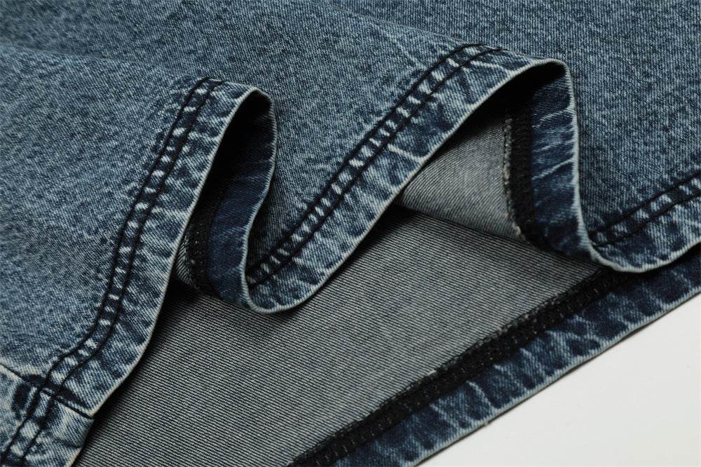 Fashion Patch Cat Beard Denim Coat For Men And Women MuddyStock