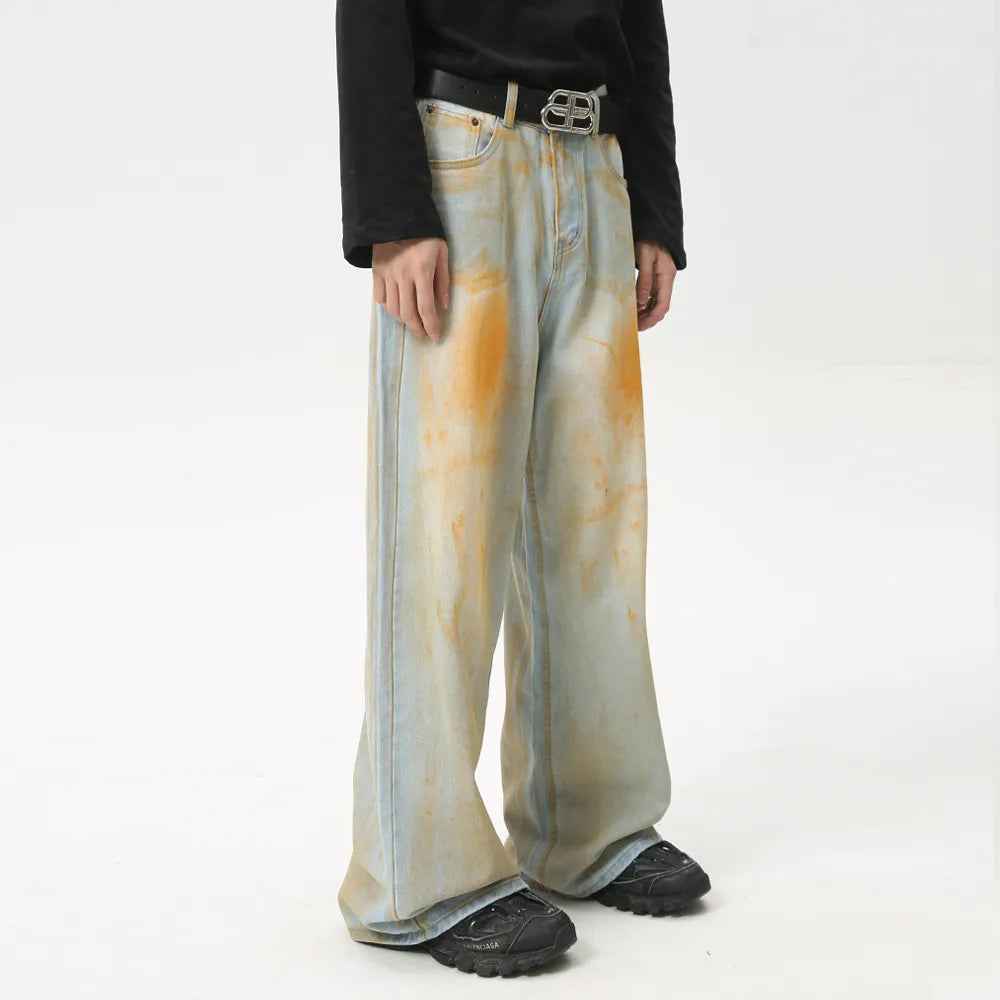 Waste Soil Wide Leg Jeans For Men | MuddyStock Originals MuddyStock