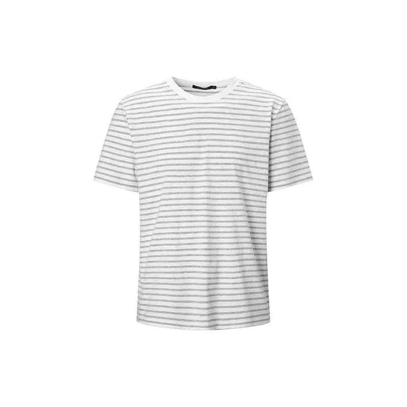 Retro Loose Men's T-shirt Gray