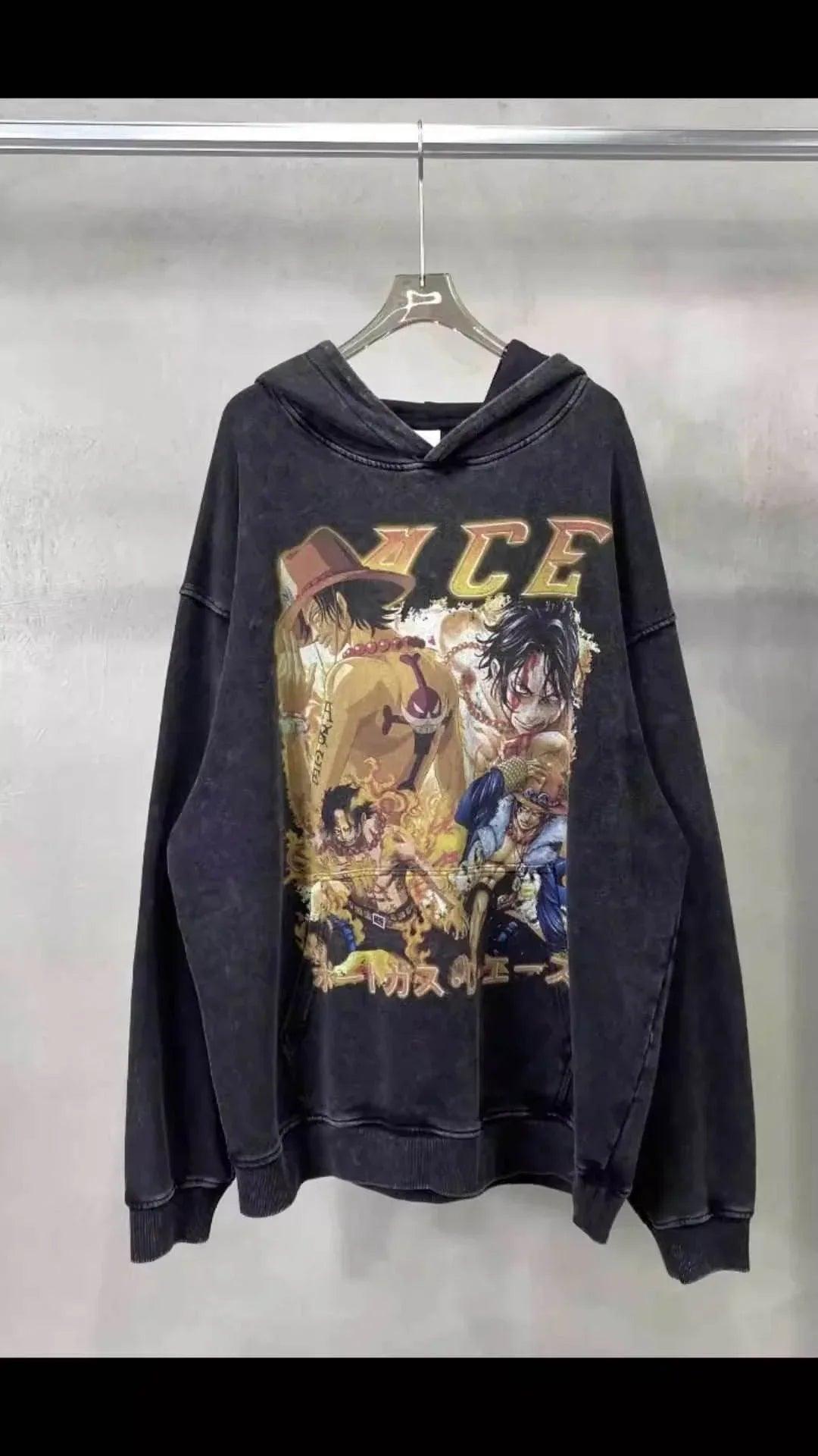Vintage distressed loose washed men's hoodie | MuddyStock Originals