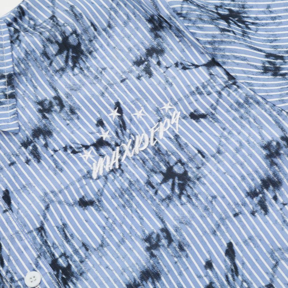 Ink Tie-dyed Short-sleeved Shirt For Men And Women MuddyStock