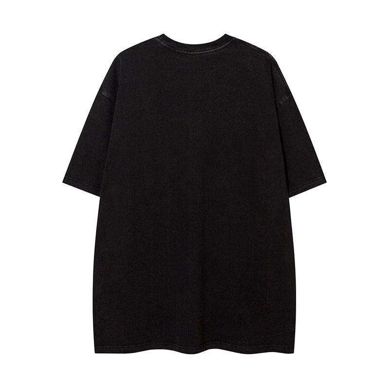 Fashion Cartoon Print Short Sleeve For Men And Women MuddyStock