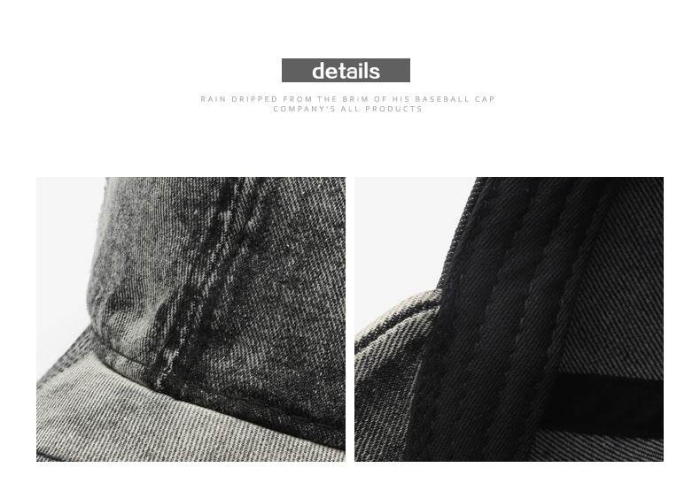 Street Washed Denim Baseball Cap MuddyStock