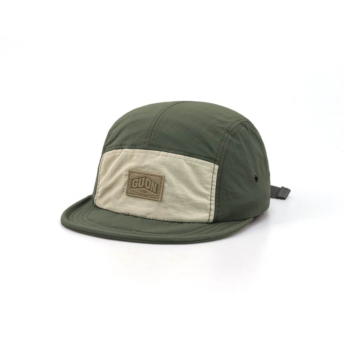 Retro Color Matching Outdoor Four Seasons Soft Brim Baseball Cap Army Green Adjustable MuddyStock
