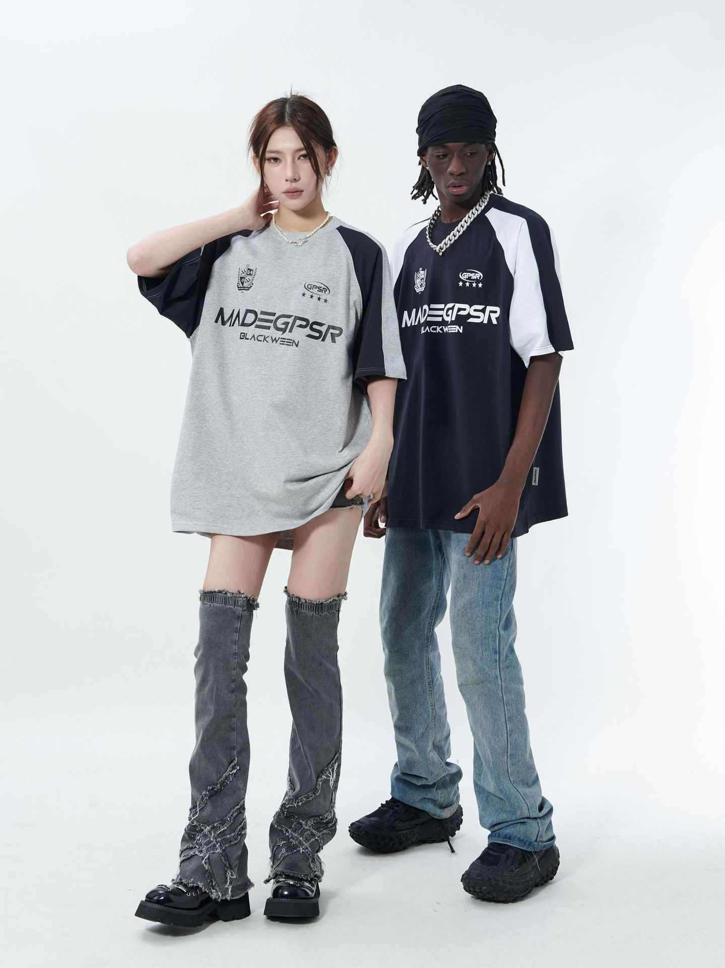 New Real Shot American Street Fashion Short Sleeve T-shirt For Men And Women MuddyStock