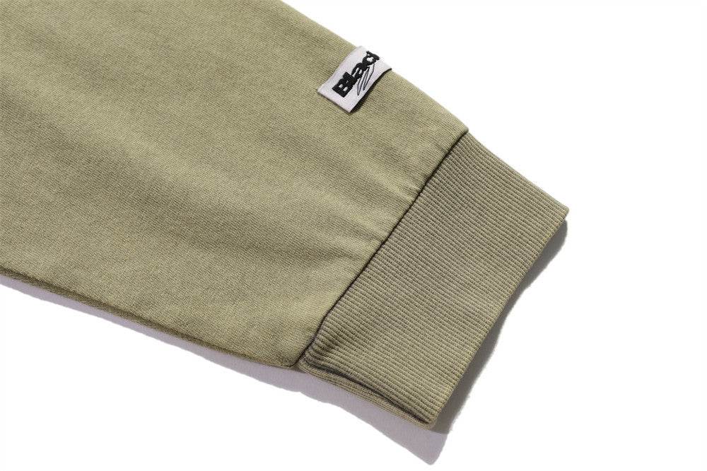 Round Neck Long Sleeve T-shirt For Men MuddyStock