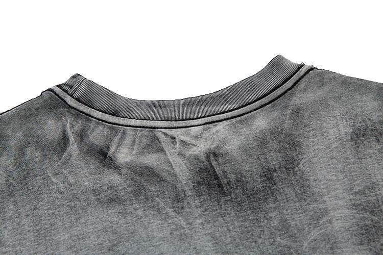 Tie-dye Gradient Ripped Necklace Vest For Men And Women MuddyStock