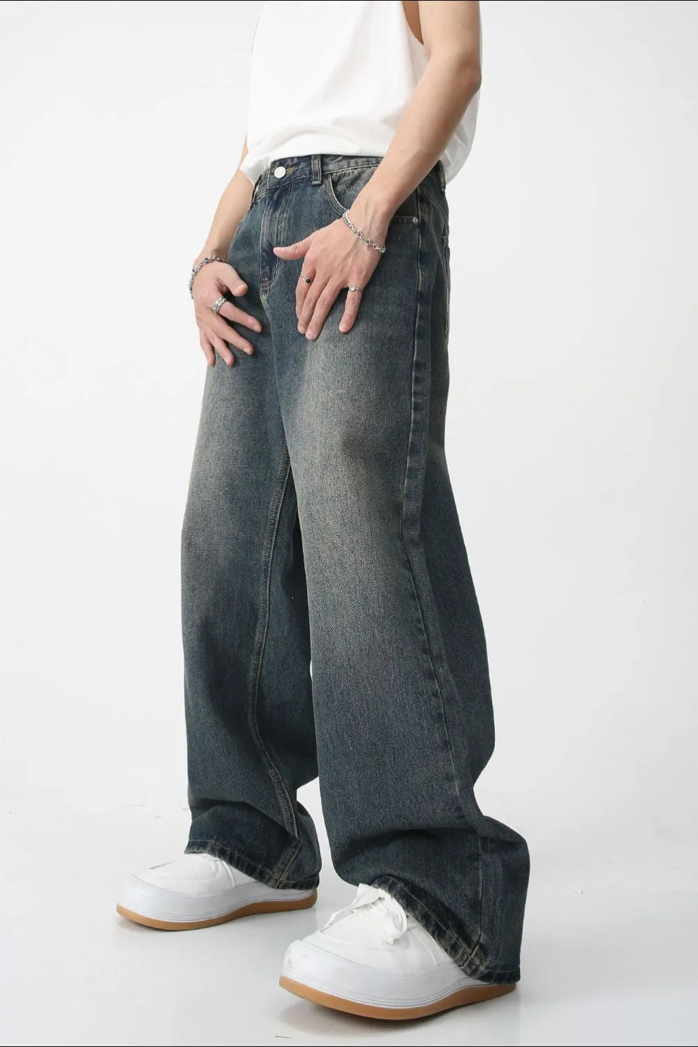 Baggy Jeans with Pockets For Men | MuddyStock Originals MuddyStock