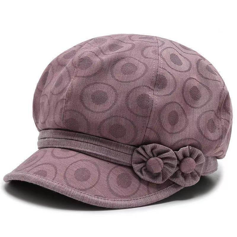 Hat Women's Summer Thin Korean Style Versatile Trendy Sun Hat Double Circle Snow Blue Adjustable