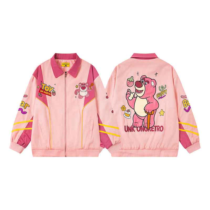 Retro Color-Blocked Lapel Jacket For Women | MuddyStock Originals