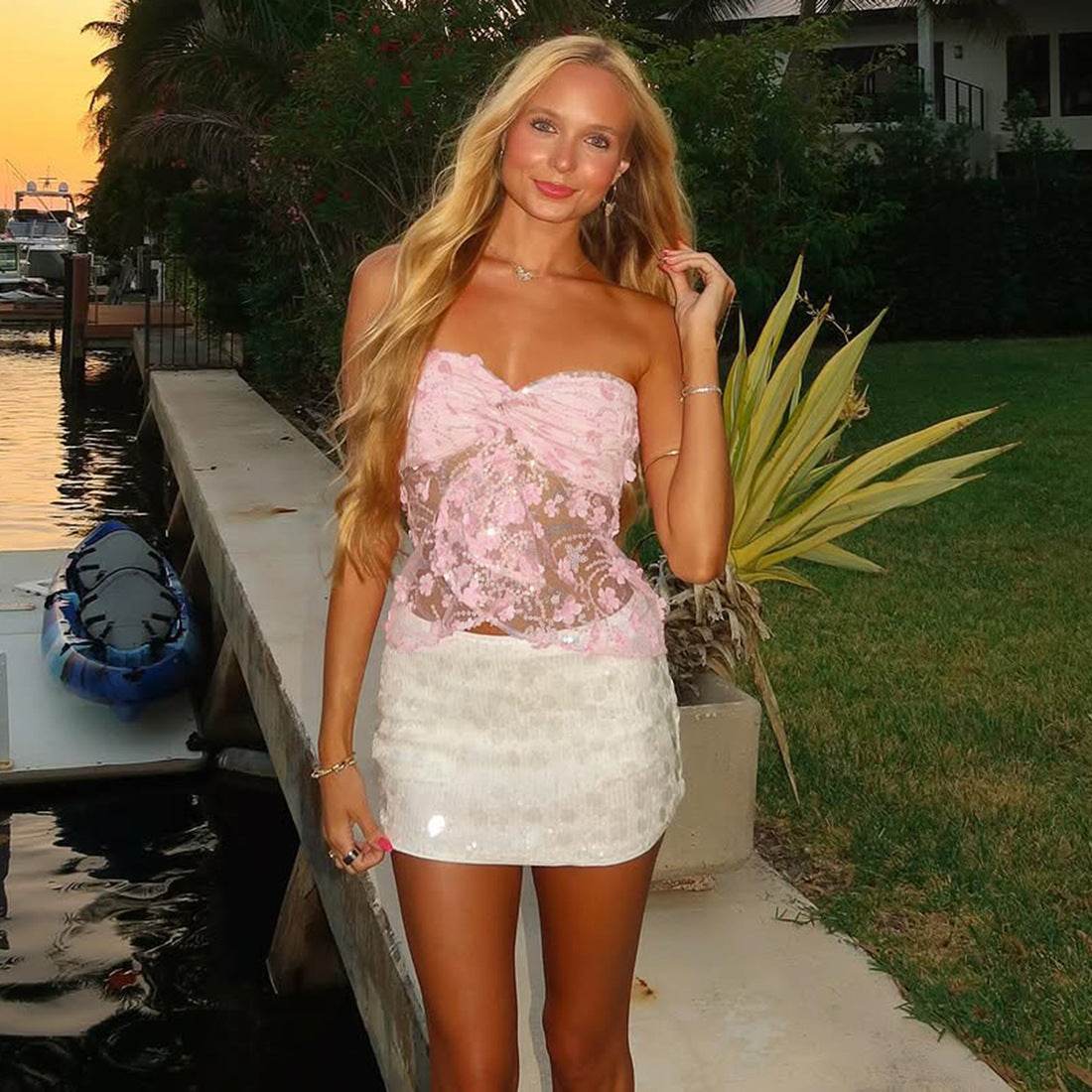 Women's Slim Fit Tube Top MuddyStock