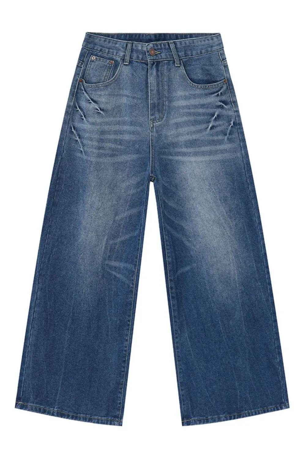 Wide Leg Men's Jeans with Pockets | MuddyStock Originals Blue MuddyStock