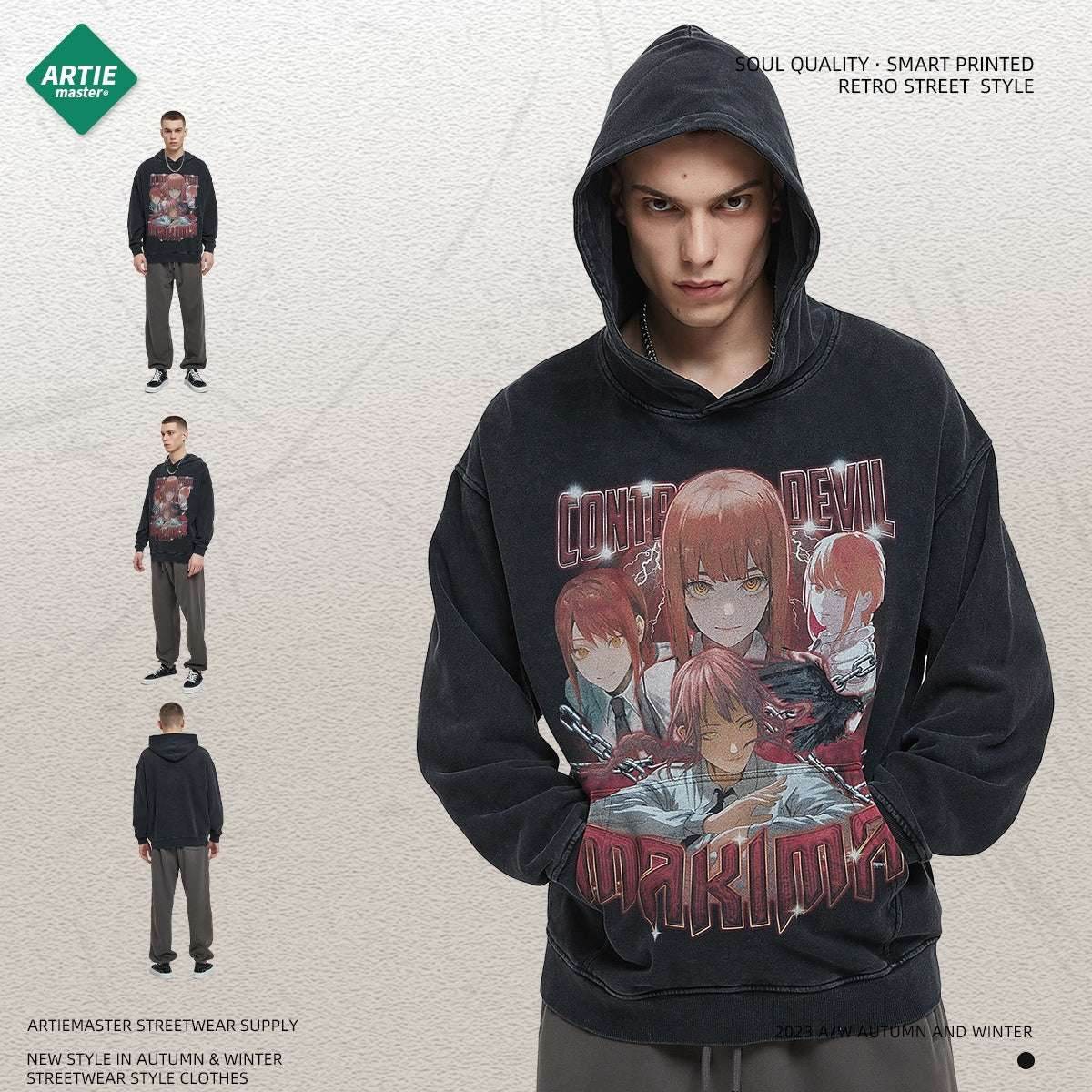 Printed vintage men's hoodie | MuddyStock Originals MuddyStock