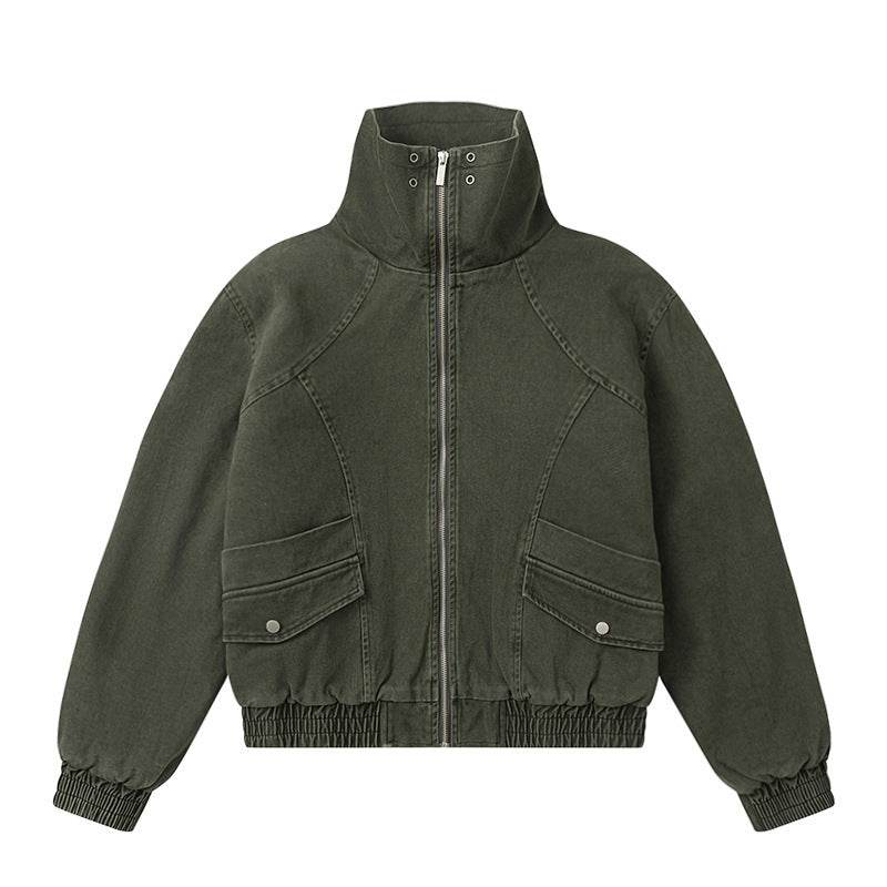 High Collar Warm Cotton-padded Puffer Jacket For Men MuddyStock