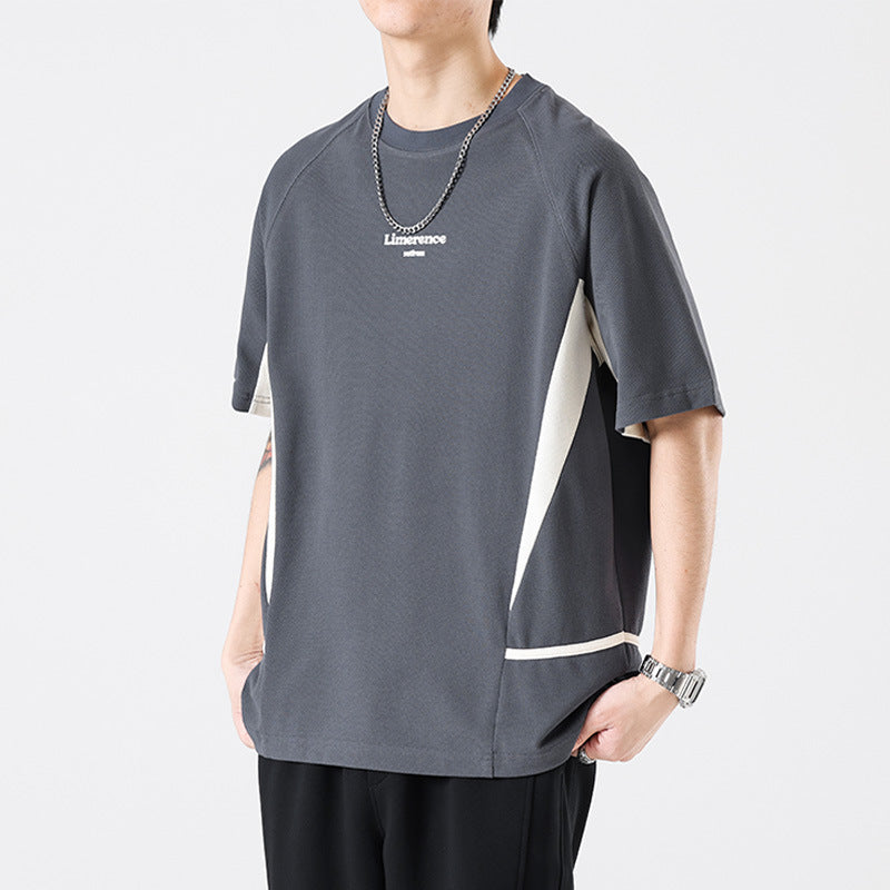 Fashion Men's Sports All-match Half Sleeve T-shirt MuddyStock