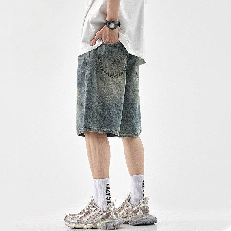 Baggy Denim Shorts For Men MuddyStock