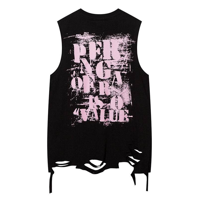 Five-pointed Star Necklace Strip Casual Vest Women MuddyStock