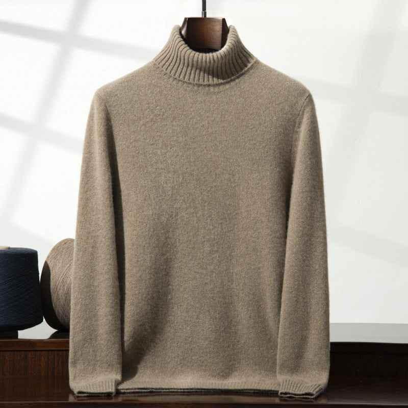 Casual Knitted Base Cardigan Women Regular Camel Color