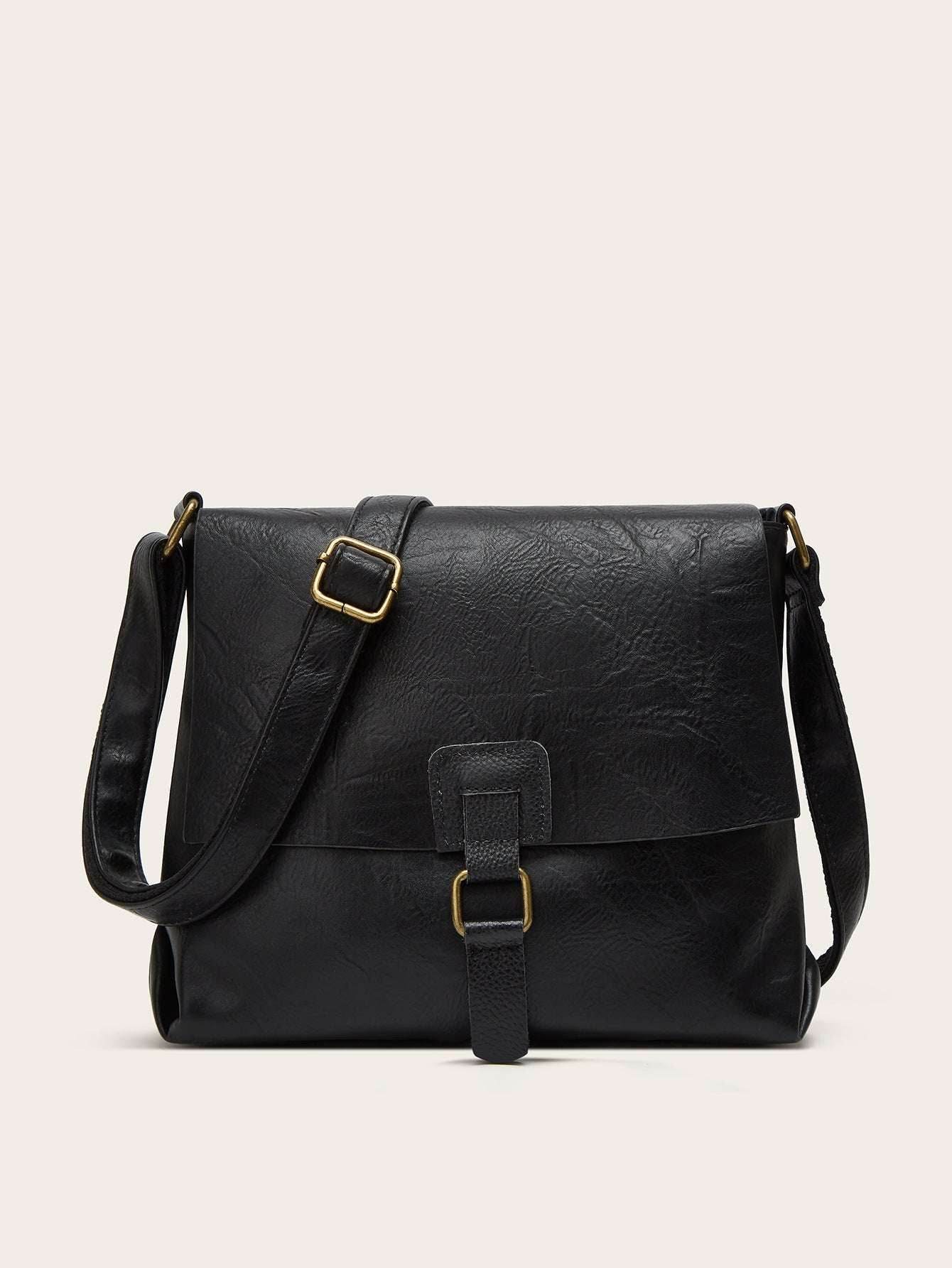 Minimalist Preppy Style Shoulder Fashion Casual Messenger Bag MuddyStock