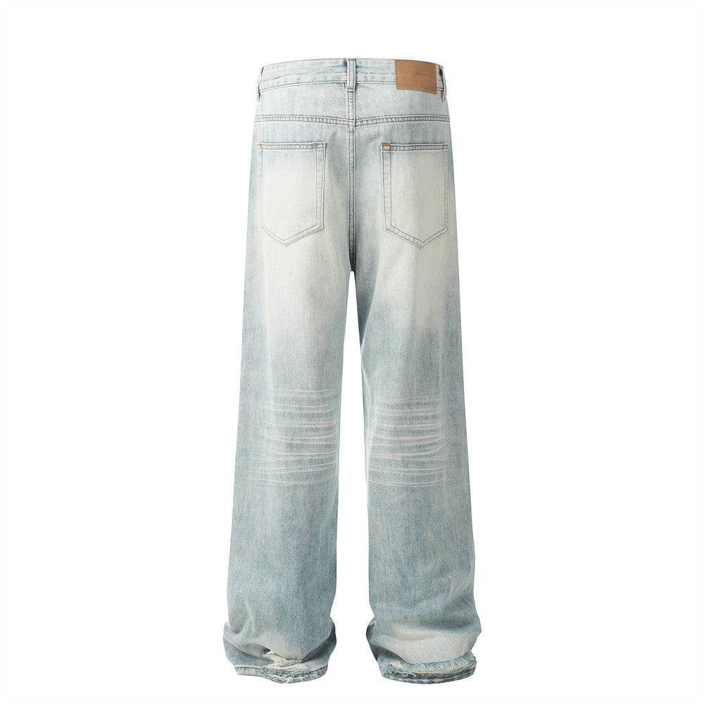 Vintage Washed Jeans For Men MuddyStock