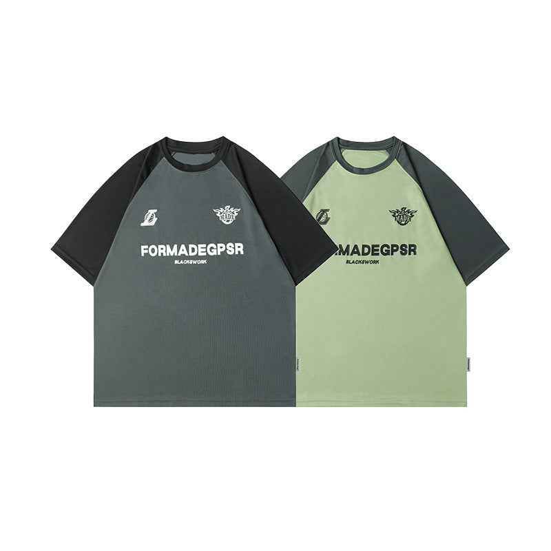 Retro Patchwork Printed Short Sleeve For Women MuddyStock