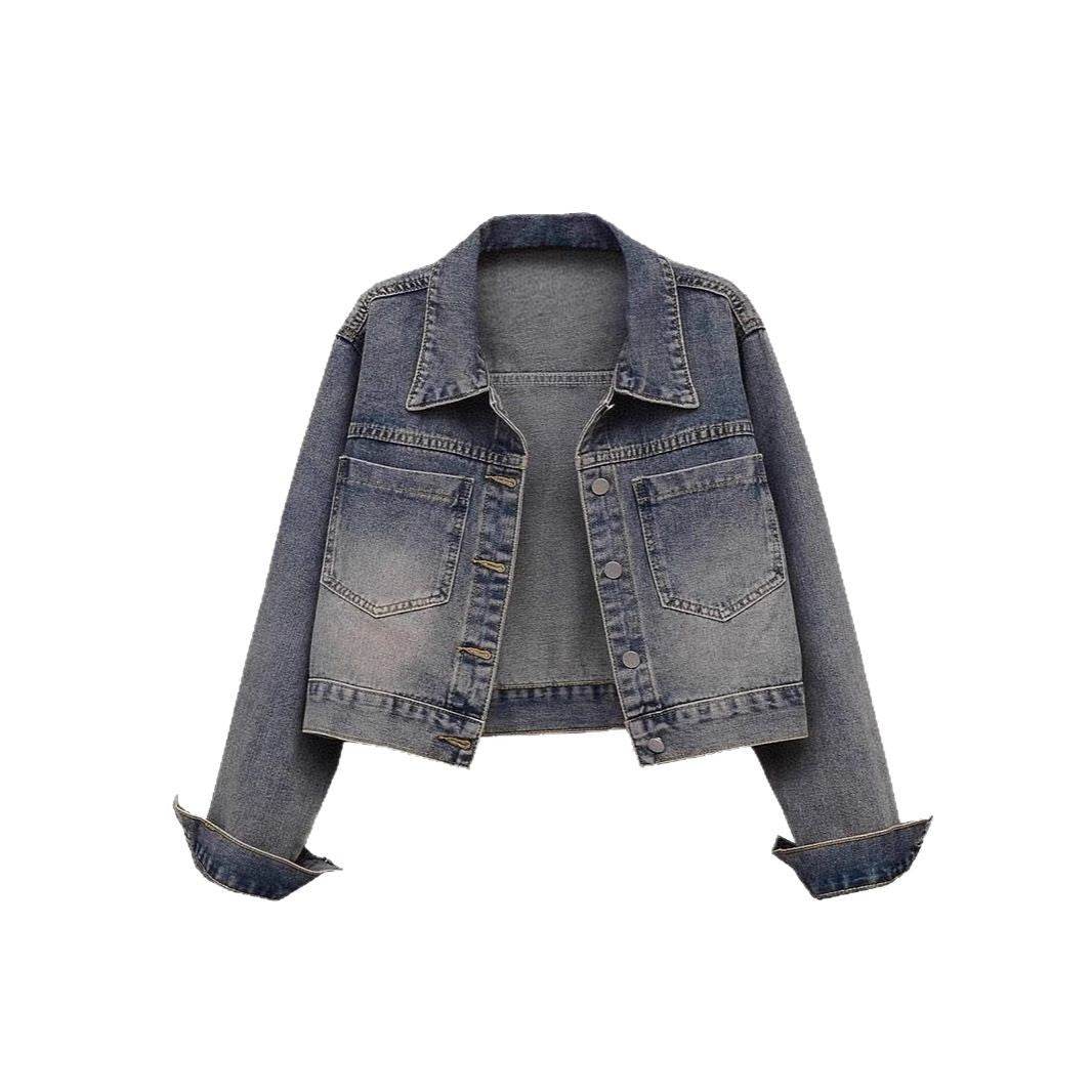 Denim Short Loose Casual Jacket For Women | MuddyStock Originals MuddyStock