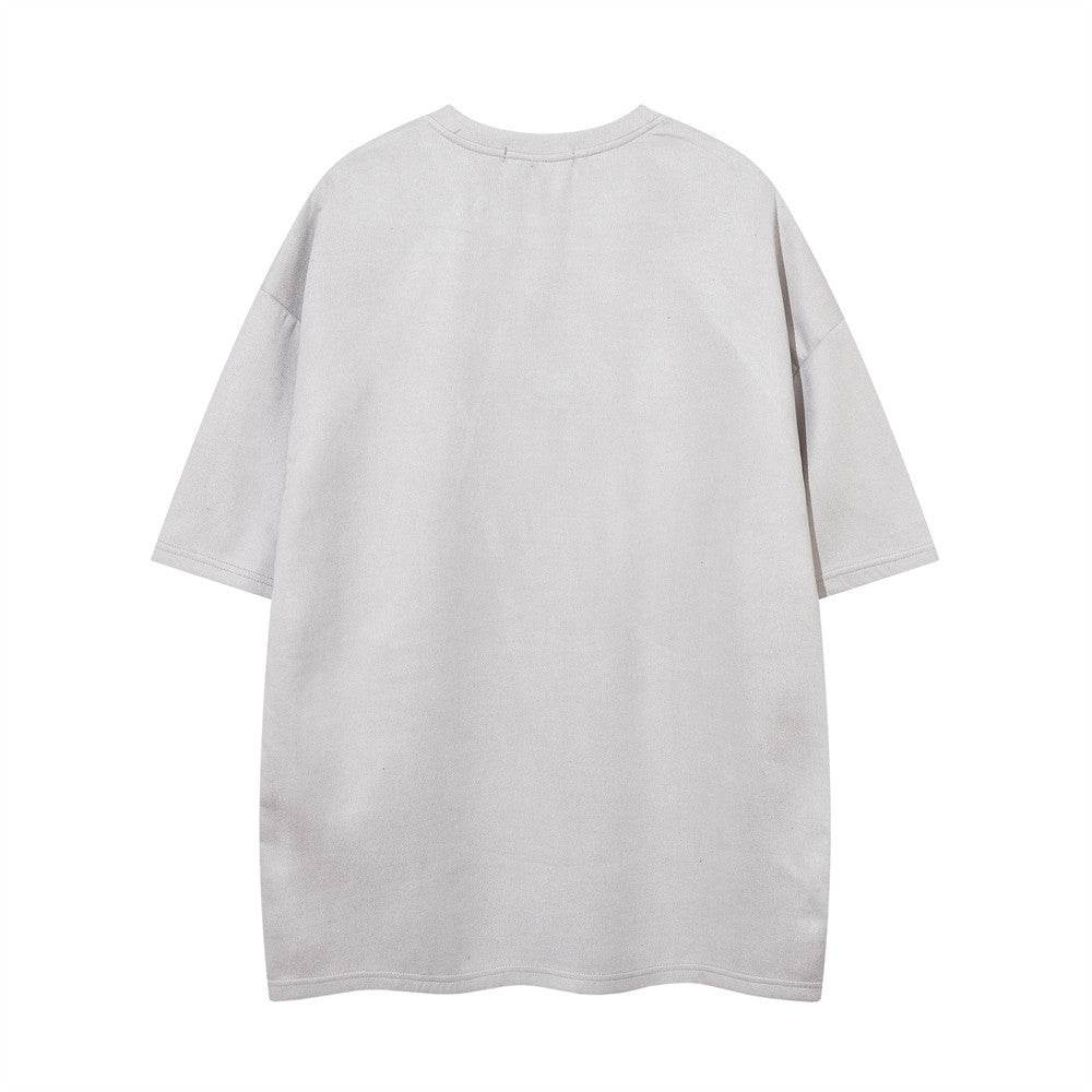 Men's Double Zipper Short-sleeved T-shirt MuddyStock