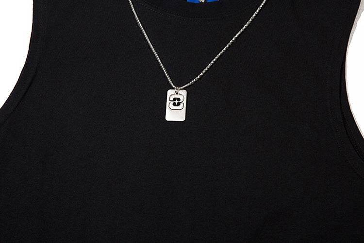 Gradient Ripped Necklace Vest For Men And Women MuddyStock