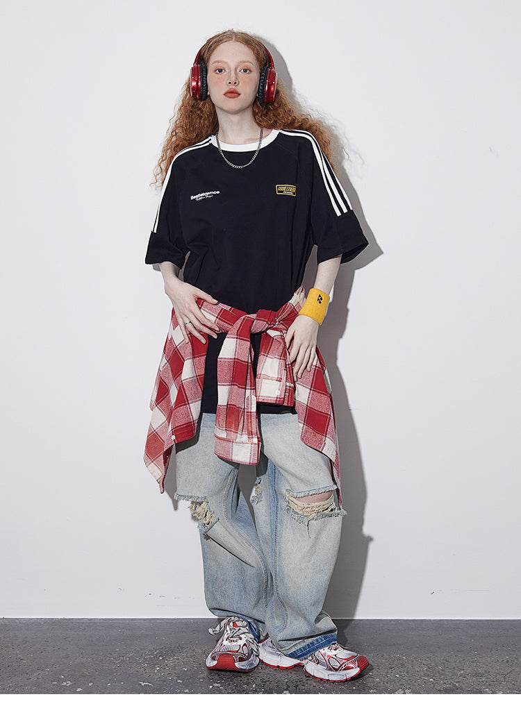 Retro Short Sleeve T-shirt For Women MuddyStock