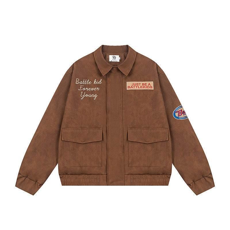 Pilot jacket for men | MuddyStock Originals Brown
